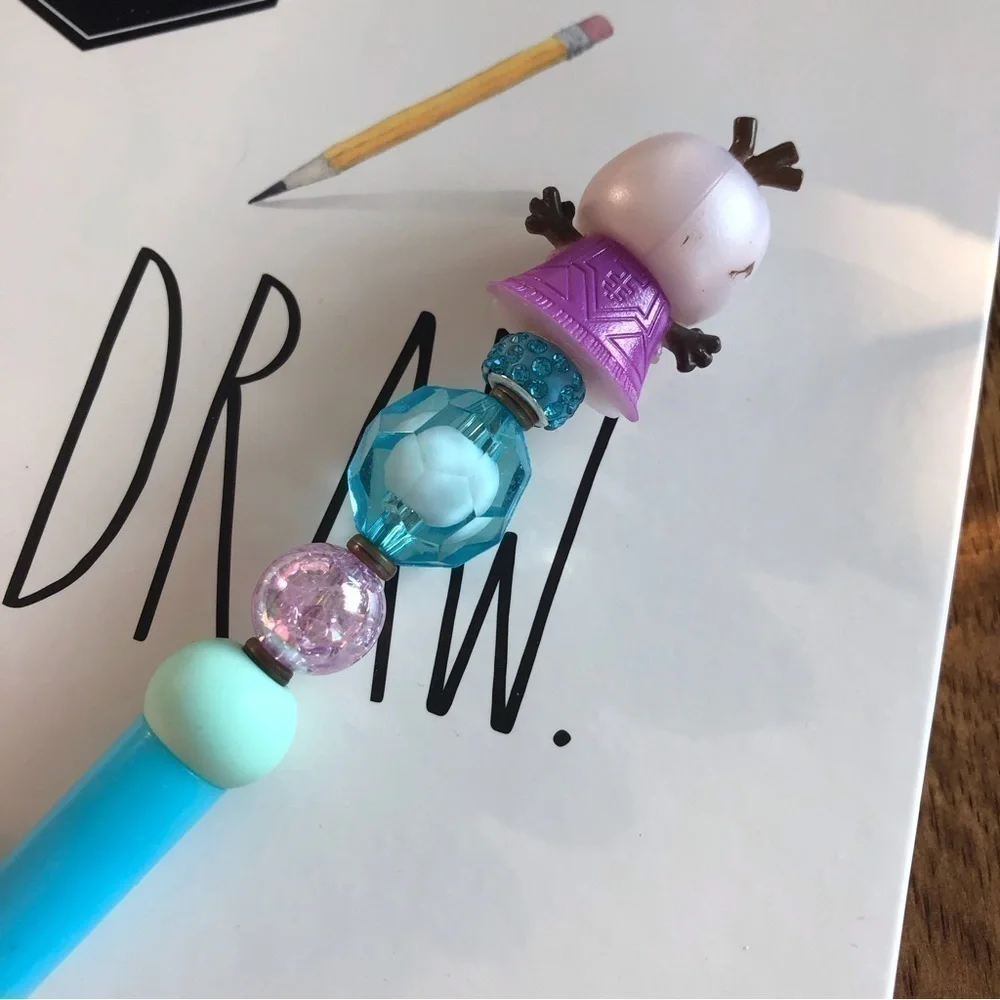 Disney Doorables: Olaf Retells: Aladdin: Jafar handmade beaded pen